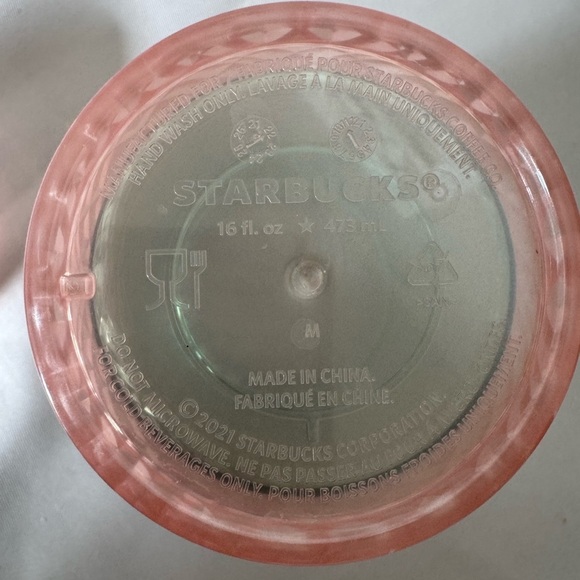 Starbucks Jeweled Pearl Pink 16oz. Cold Cup Tumbler - Picture 3 of 3